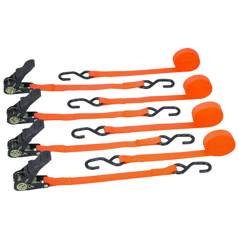 Tie Downs - 4 Pack 15ft Ratchet Tie Downs Haul Master > Part #102HAUL