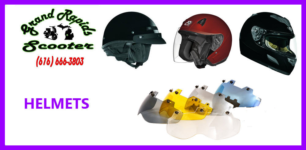 Scooter Moped Motorcycle Helmets