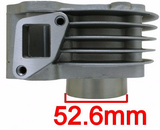 Cylinder Kit - Universal Parts QMB139 50mm Big Bore Cylinder Kit Upgrade to 83cc for TAO TAO CY50 T3 > Part #151GRS258