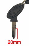 Keys - Scooter Key Key Blank - 35mm Blade for WOLF CF50 > Part #260GRS55