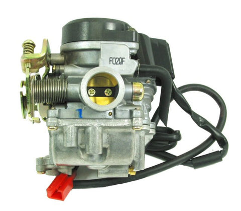 Carburetor Assembly for Sym Built Scooter Models > Part#SYMCARB50GRS