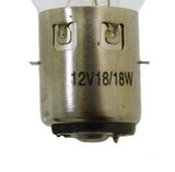 Light Bulb - Headlight Bulb 12V 18/18W BA20D Halogen > Part #138GRS19
